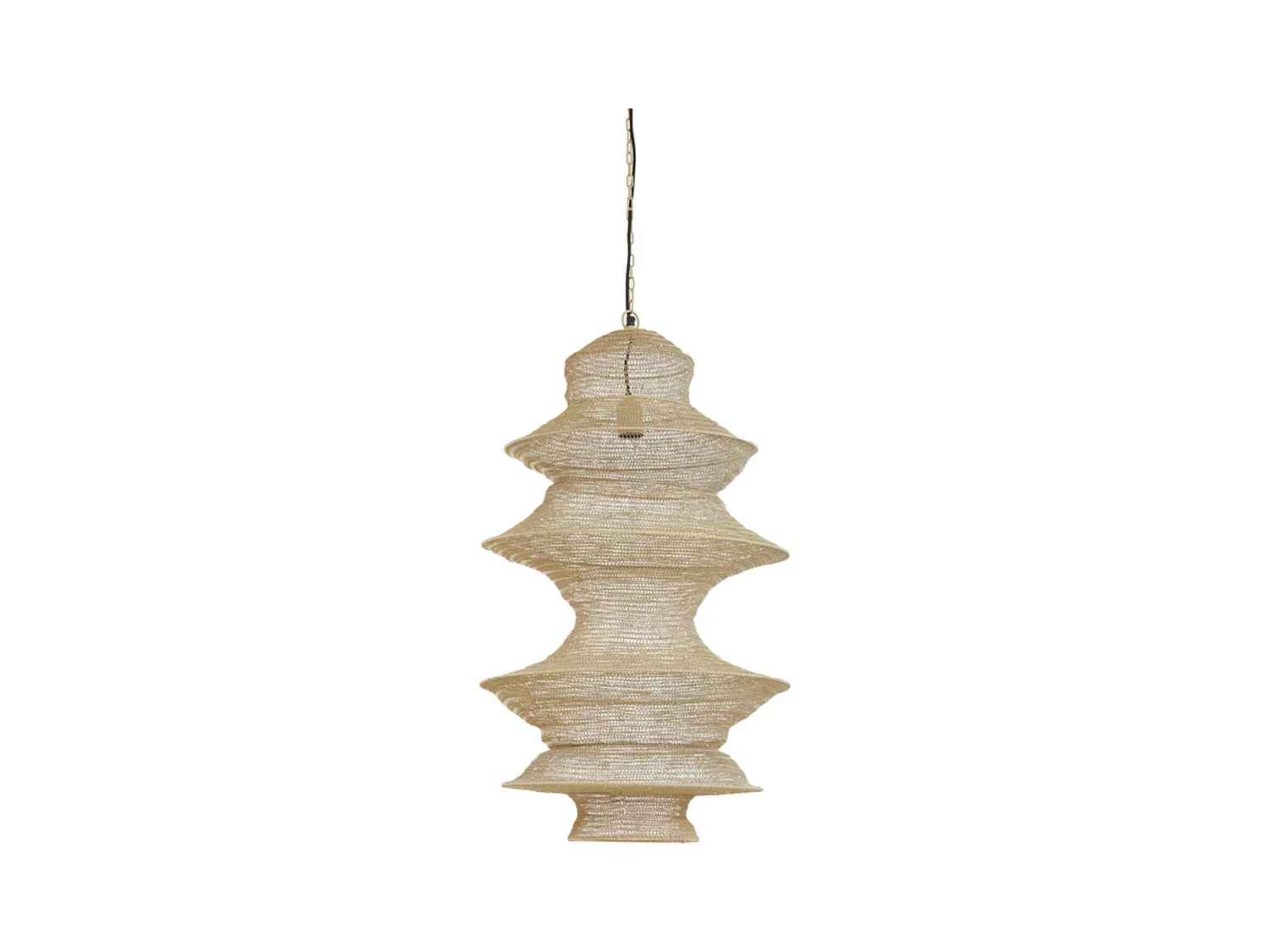 Suspension NAKISHA - Ø48x82cm - Marron