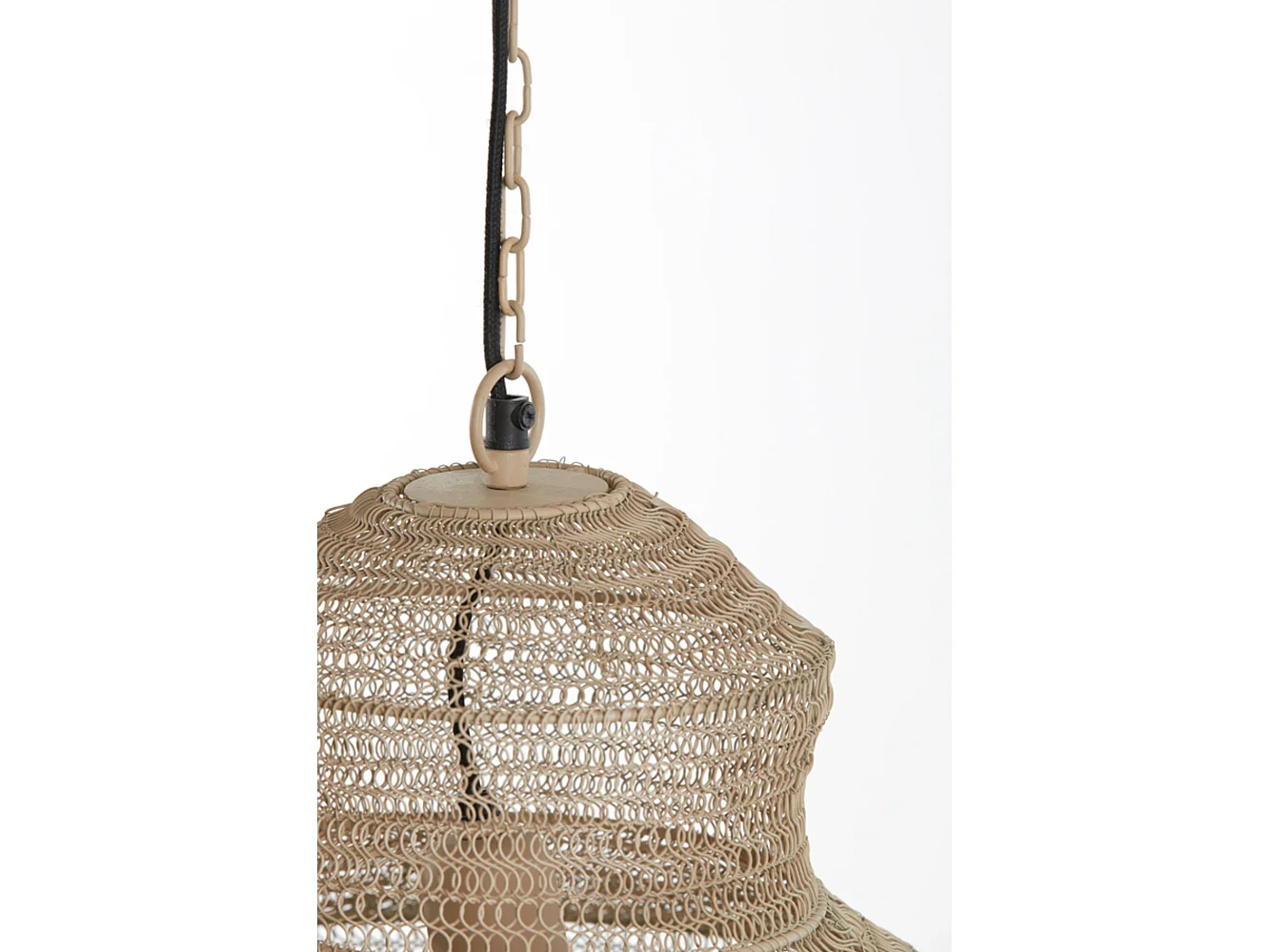 Suspension NAKISHA - Ø48x82cm - Marron