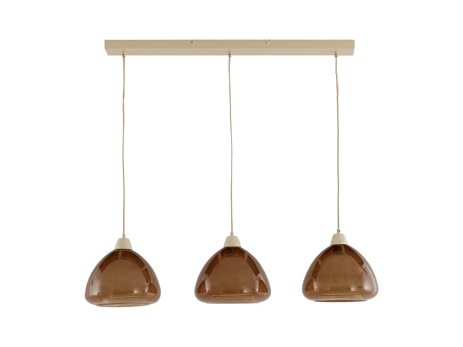 Suspension BISHO - 94x26x19cm - Marron