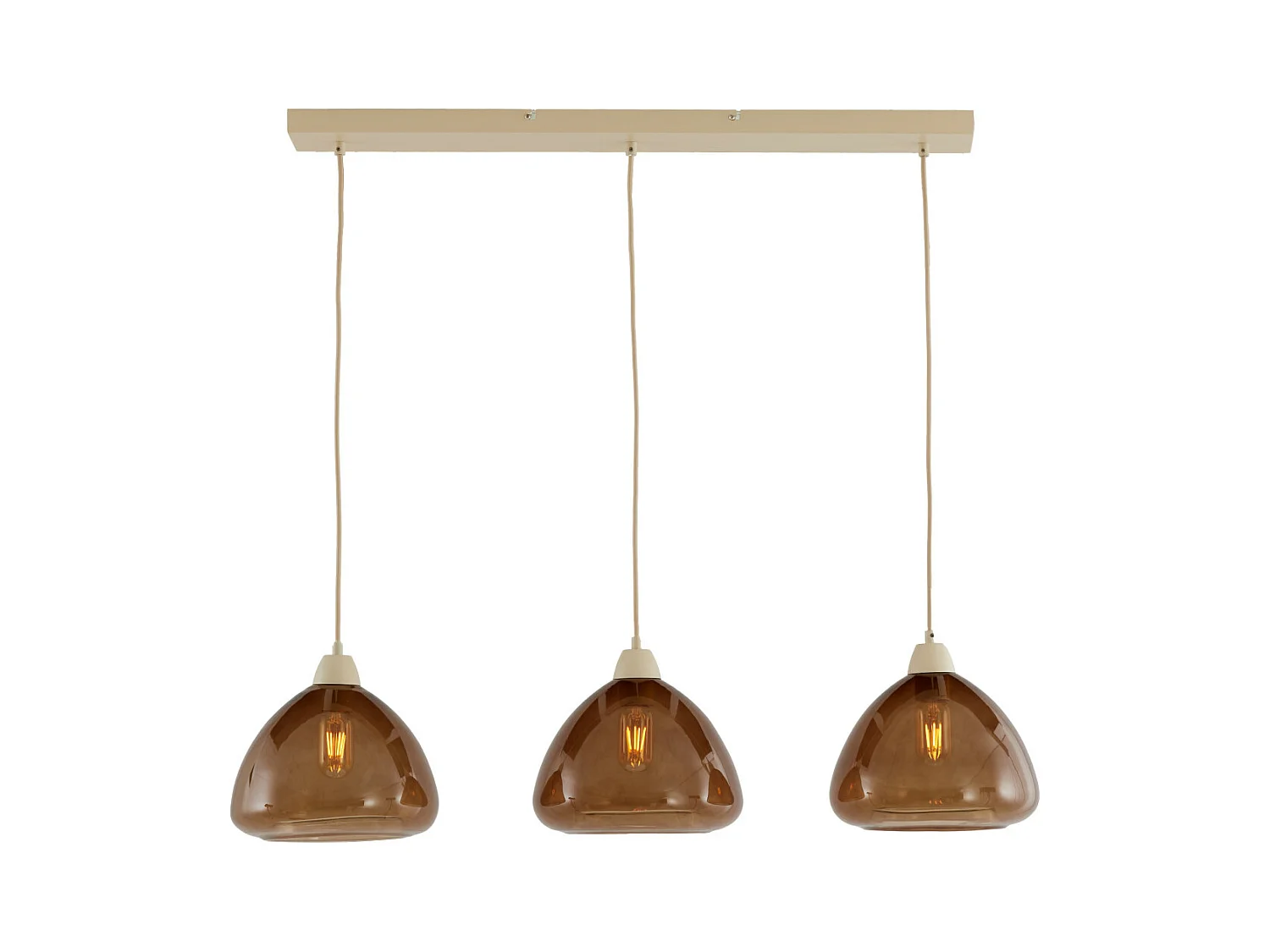 Suspension BISHO - 94x26x19cm - Marron