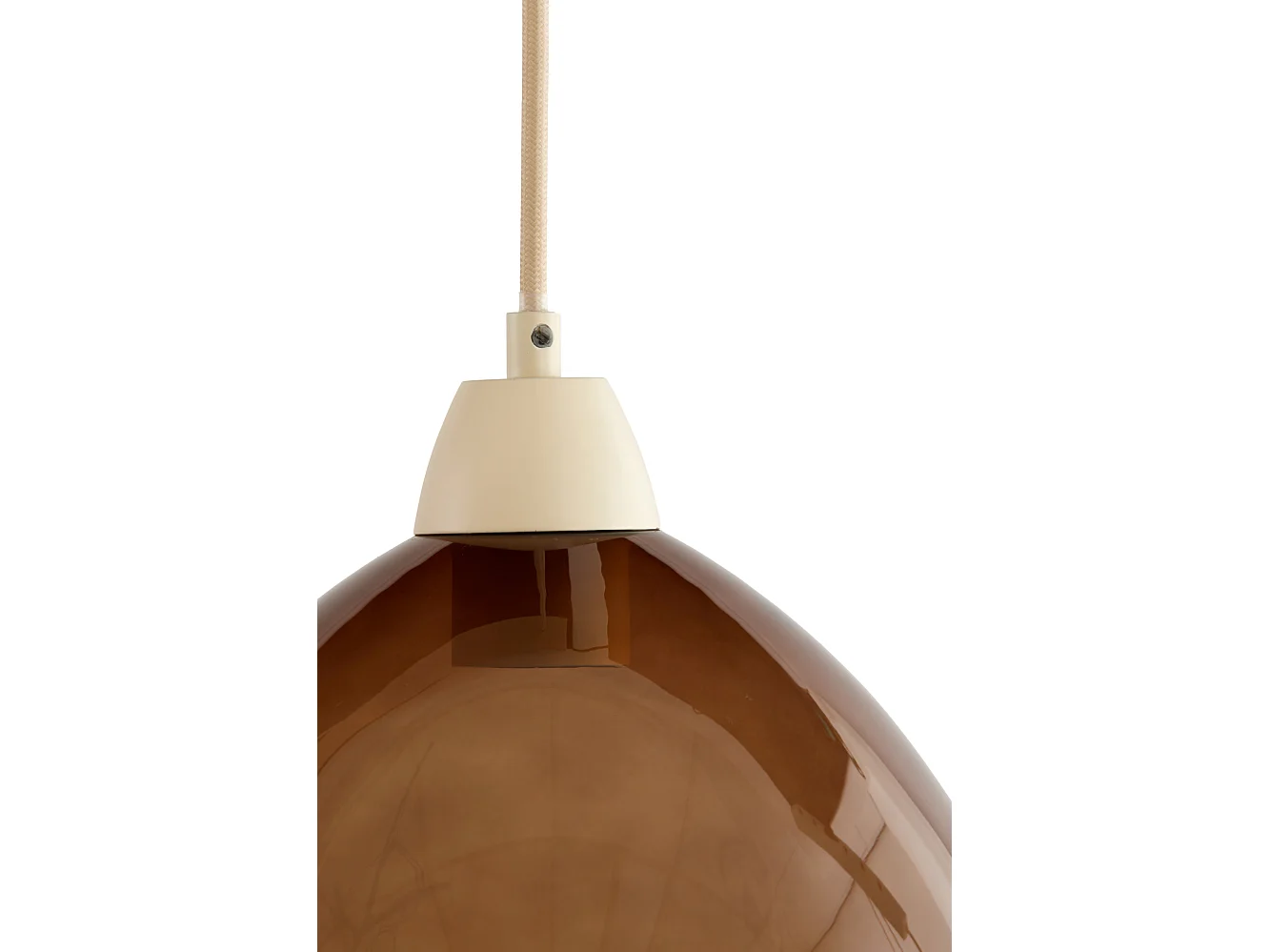 Hanglamp BISHO - 94x26x19cm - Bruin