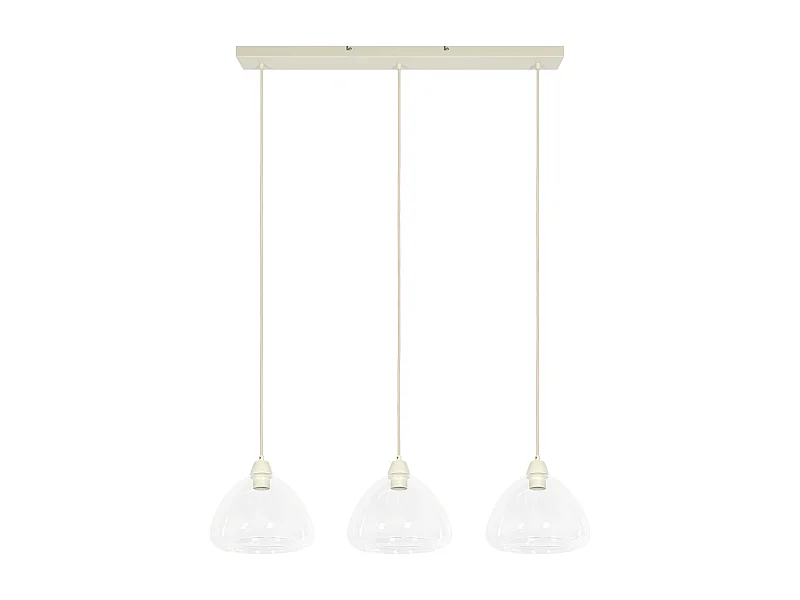 Hanglamp BISHO - 94x26x19cm - Wit