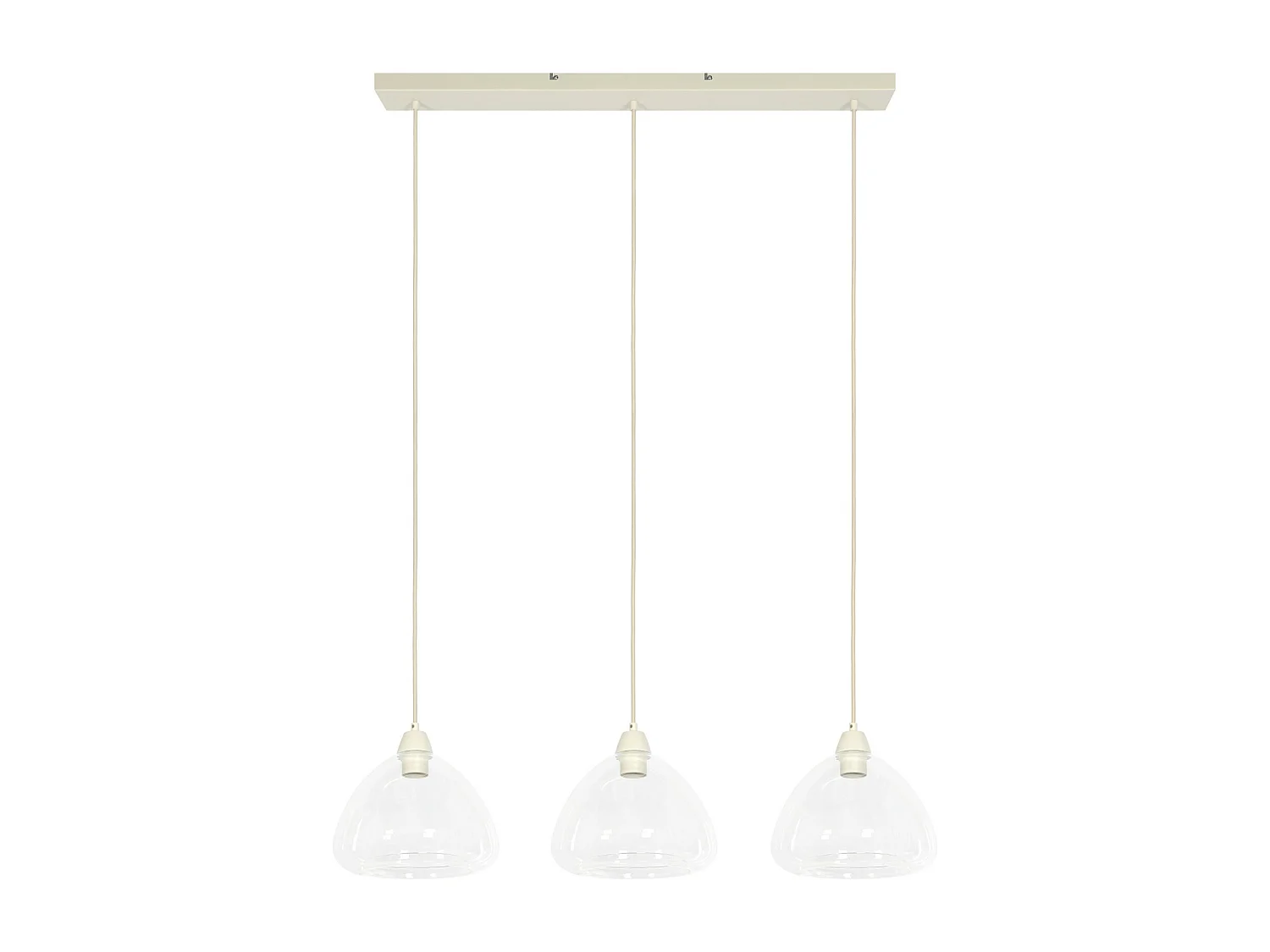 Hanglamp BISHO - 94x26x19cm - Wit