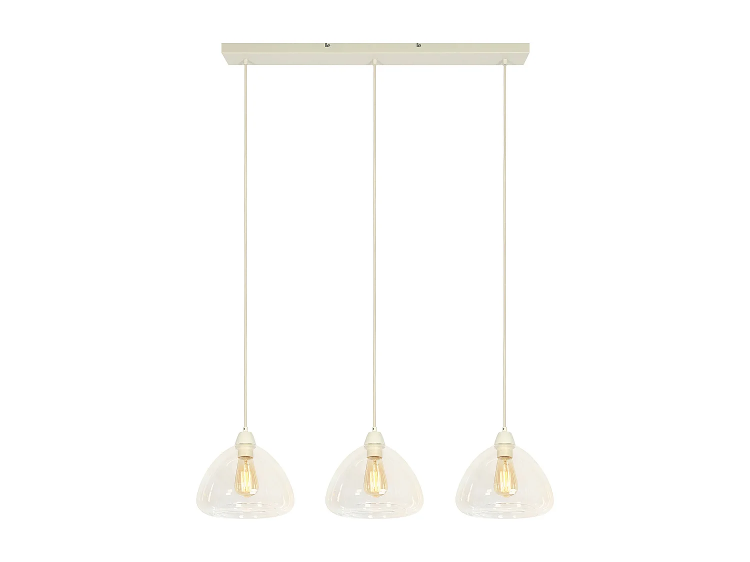 Hanglamp BISHO - 94x26x19cm - Wit