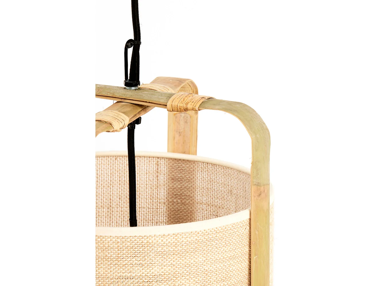 Suspension SENDAI - Ø37x66cm - Marron