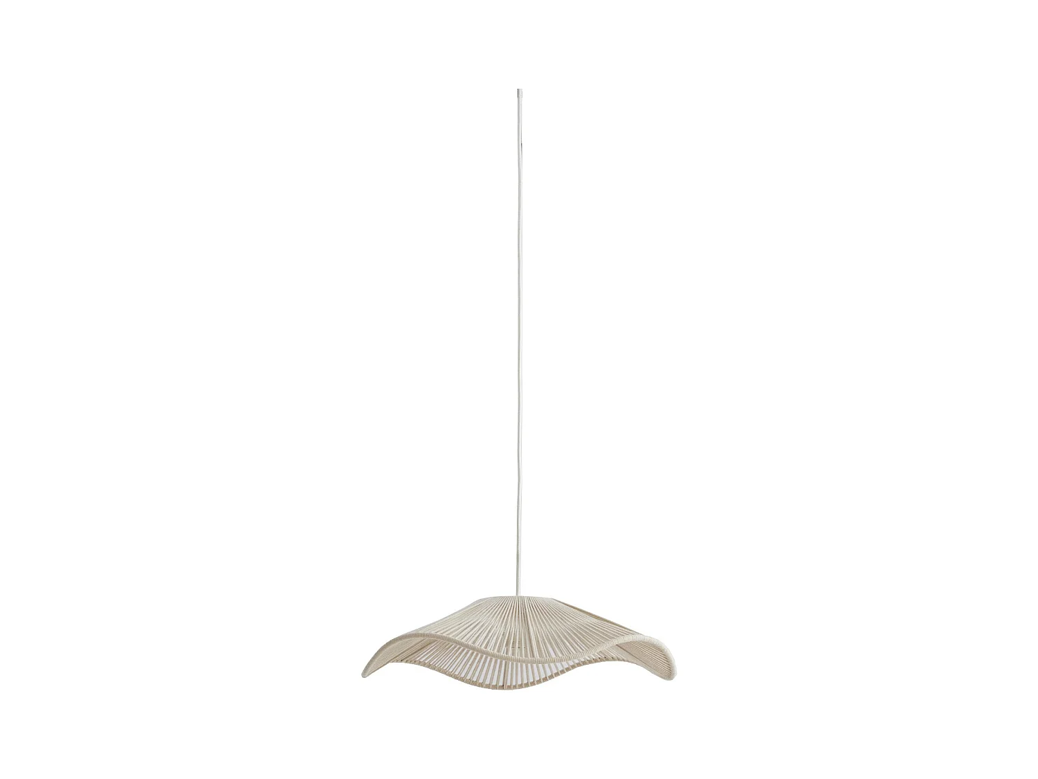 Suspension RAFA - Ø50x12cm - Blanc