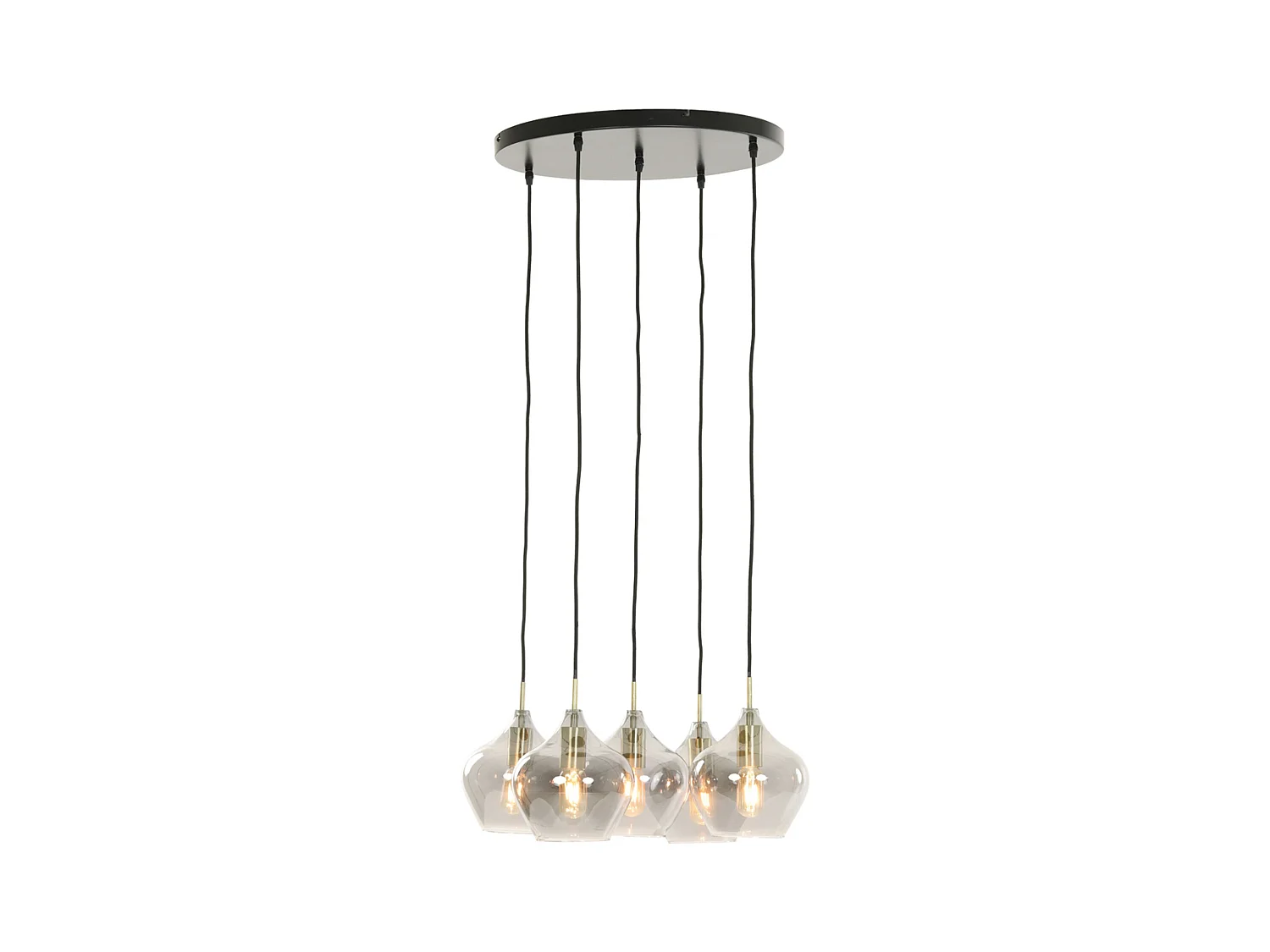 Hängelampe RAKEL - Ø61x66cm - Bronze