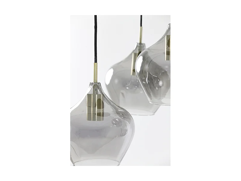 Hängelampe RAKEL - Ø61x66cm - Bronze