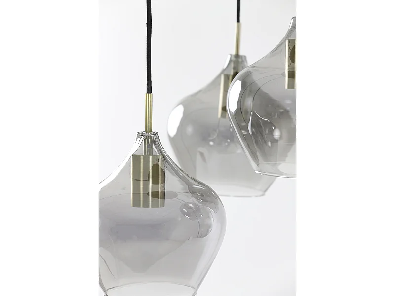 Lampe suspendue RAKEL / Ø61x66cm - Bronze