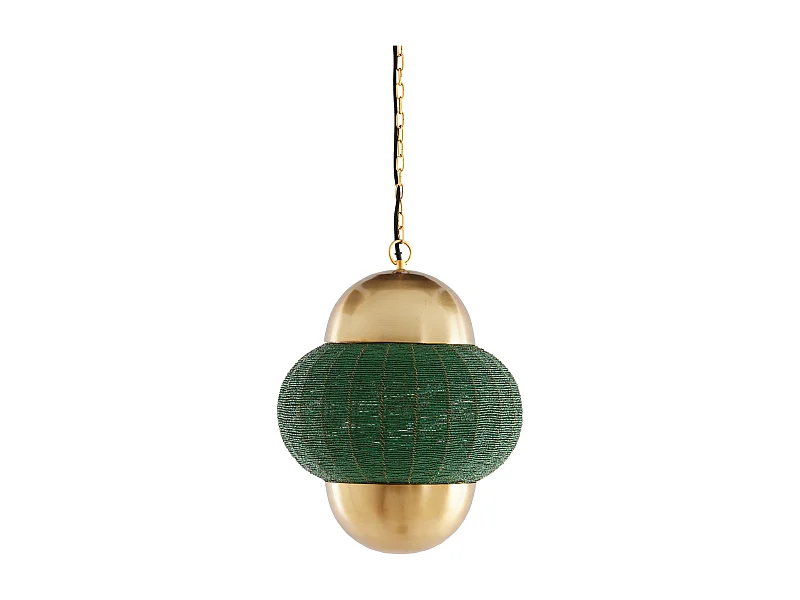 Lampe à suspension CETARA - Ø33x38cm - Vert
