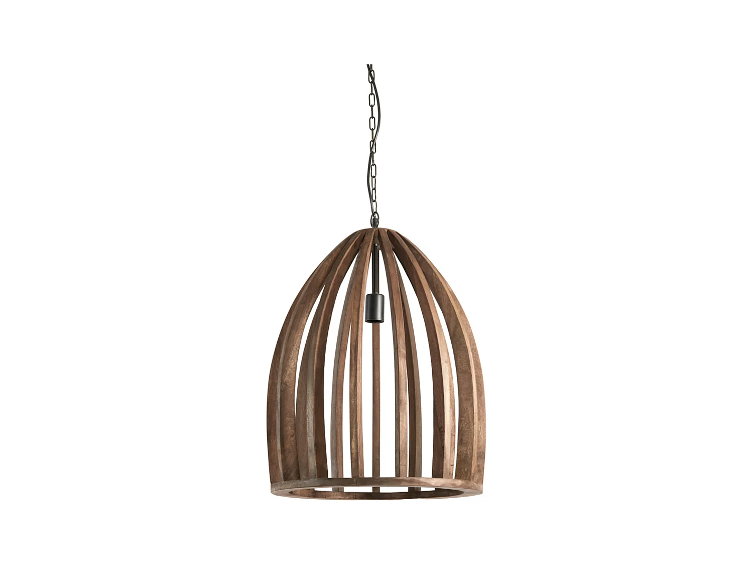 Suspension HARANKA - Ø47x56cm - Marron