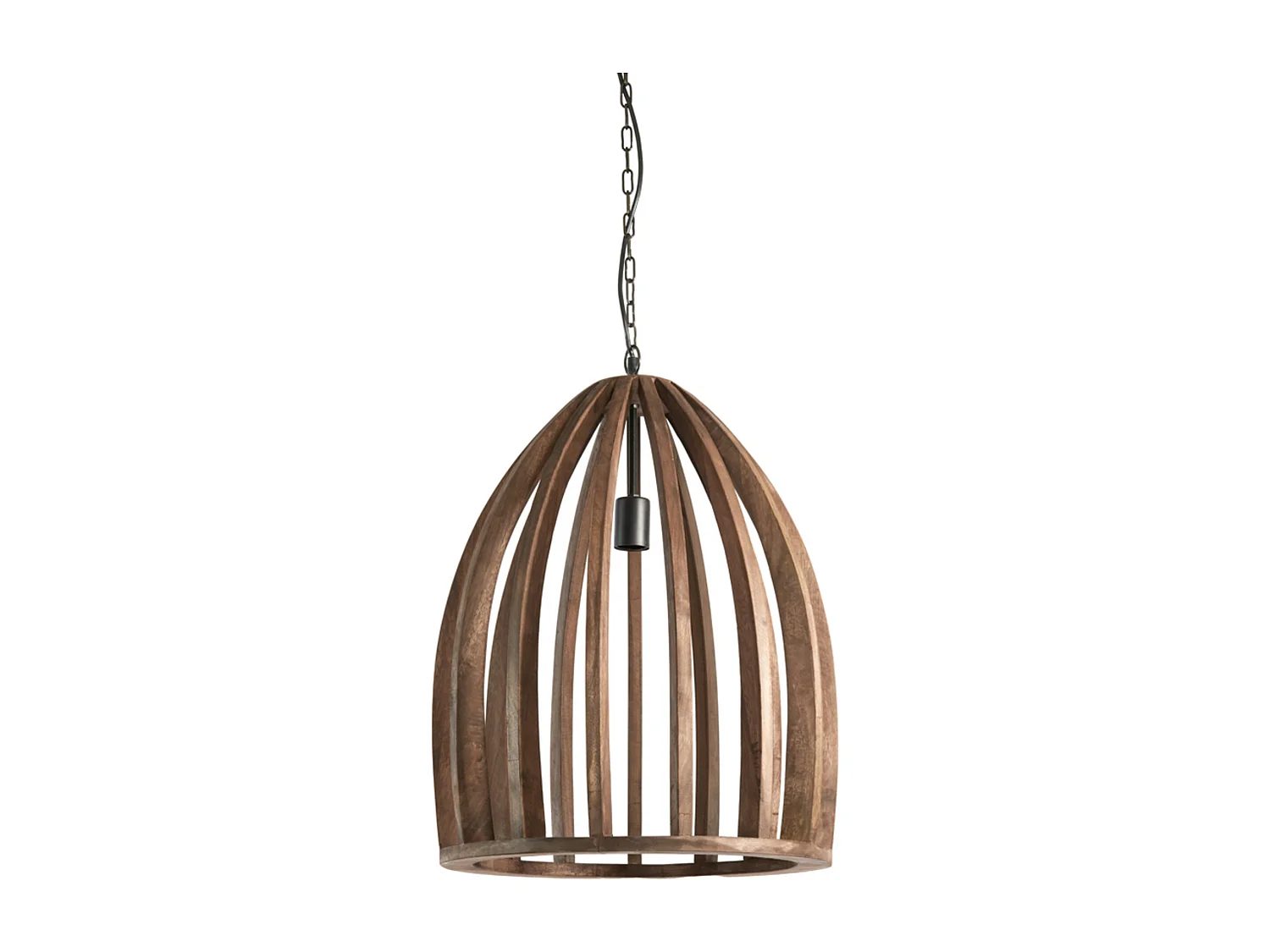 Suspension HARANKA - Ø47x56cm - Marron