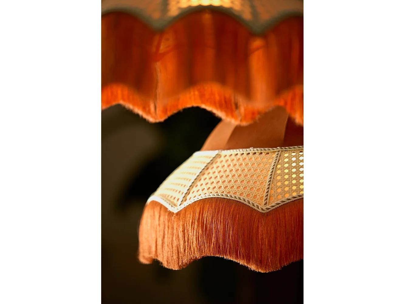 Suspension MIZIA - Ø40x35,5cm - Orange