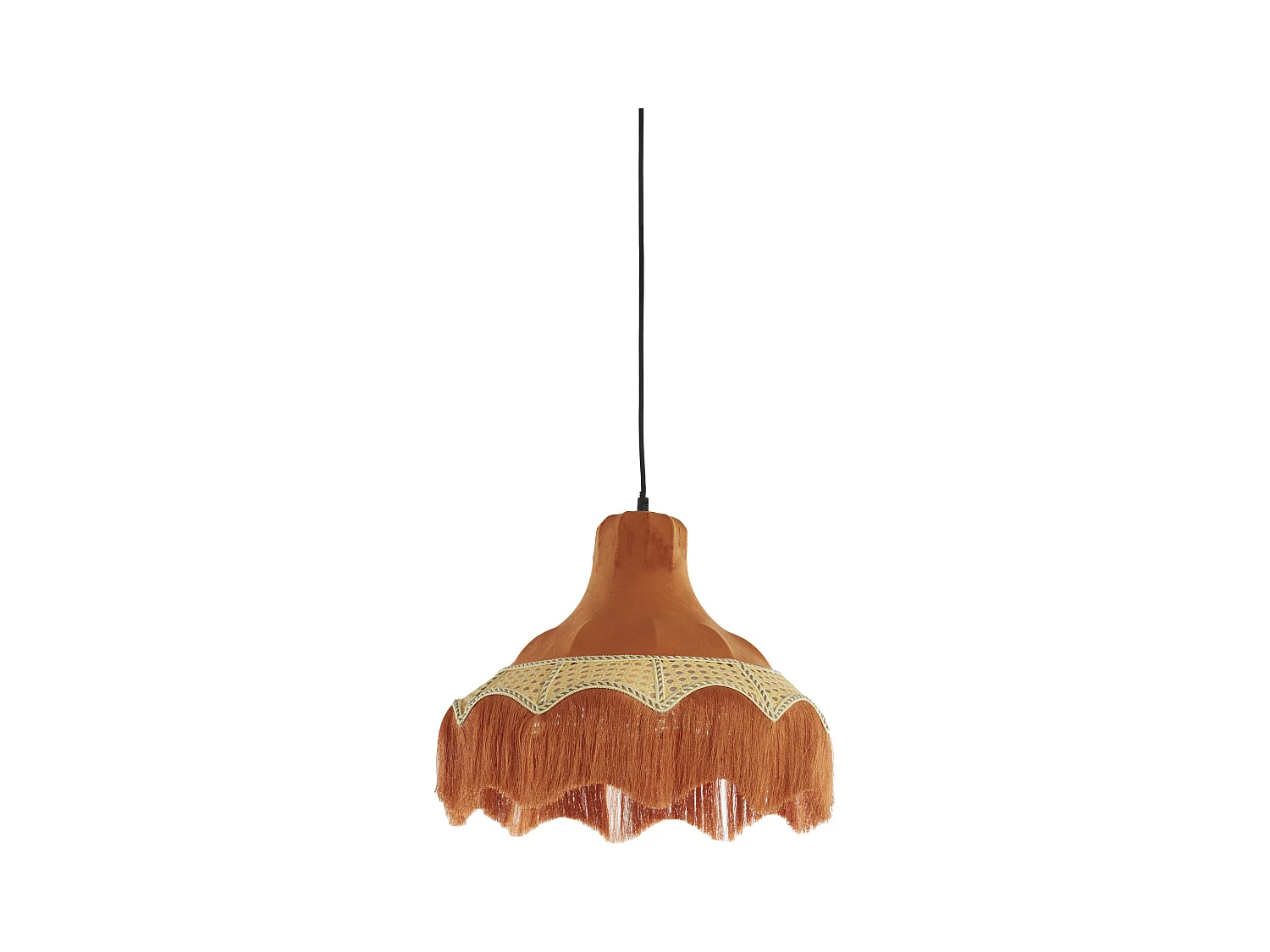 Suspension MIZIA - Ø40x35,5cm - Orange