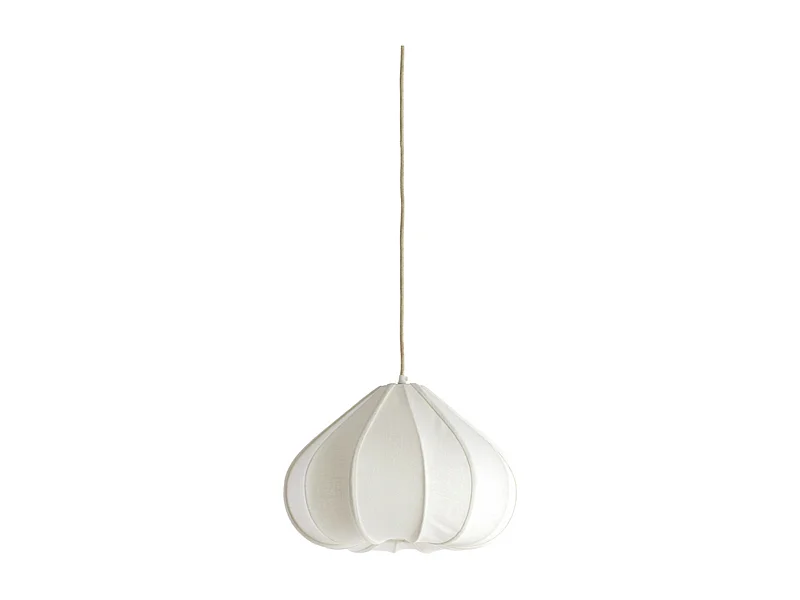 Suspension ZUBEDA - Ø38,5x28cm - Blanc