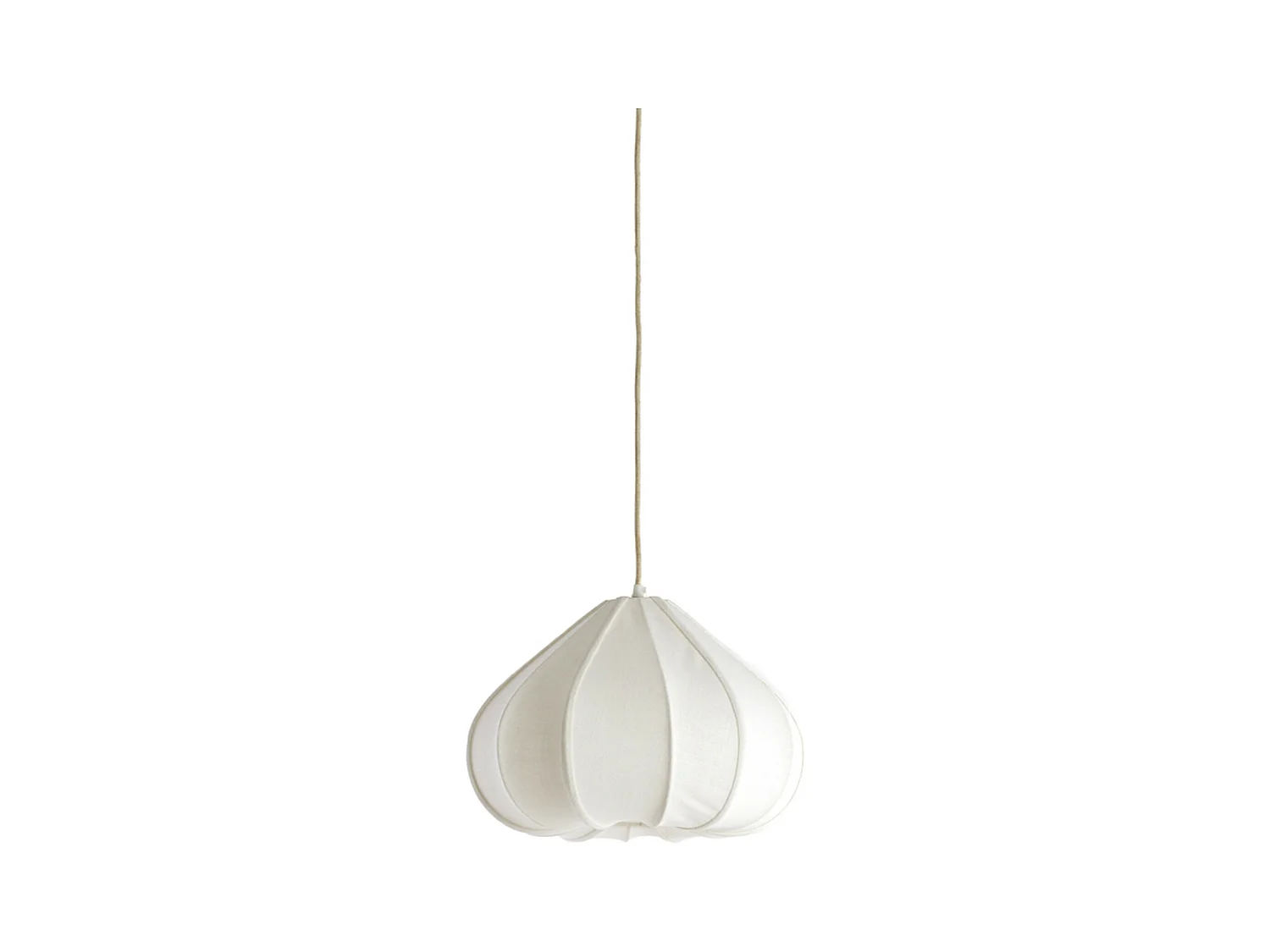 Suspension ZUBEDA - Ø38,5x28cm - Blanc