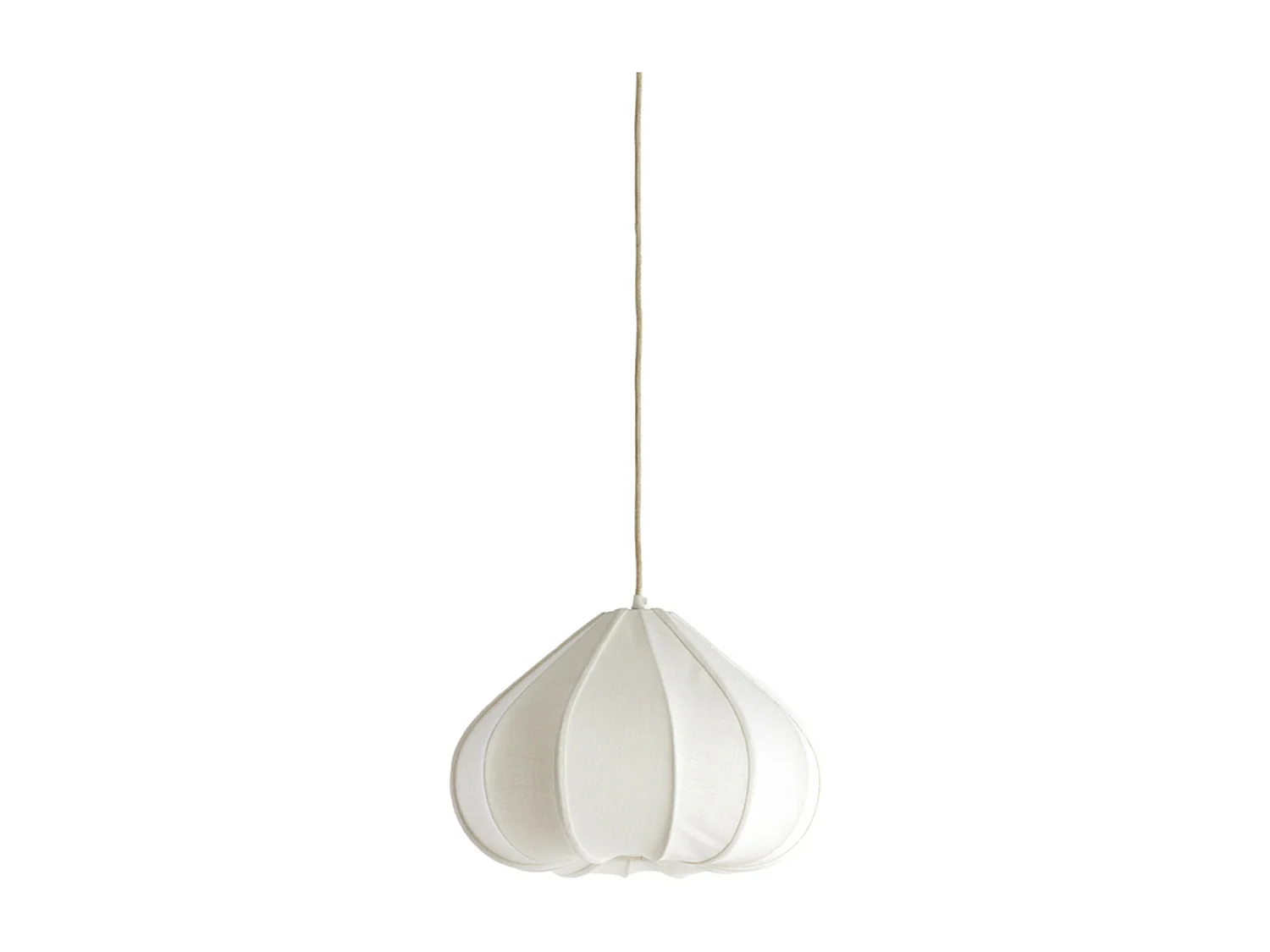 Suspension ZUBEDA - Ø38,5x28cm - Blanc