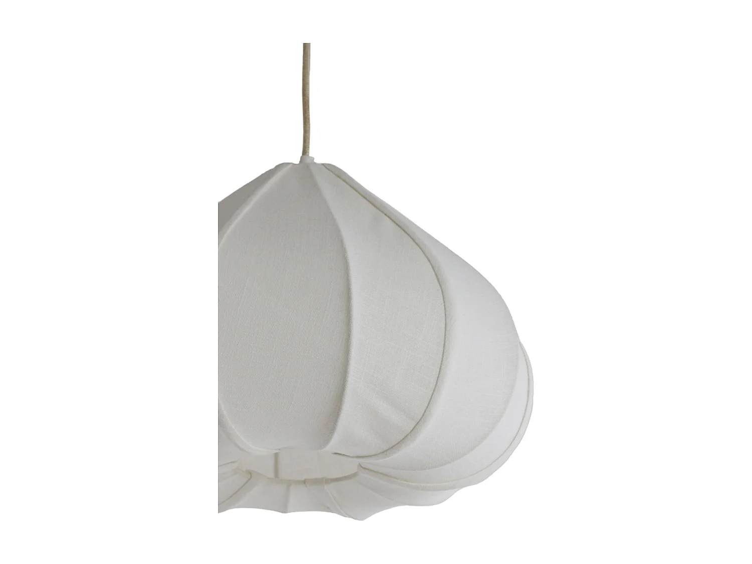Suspension ZUBEDA - Ø38,5x28cm - Blanc