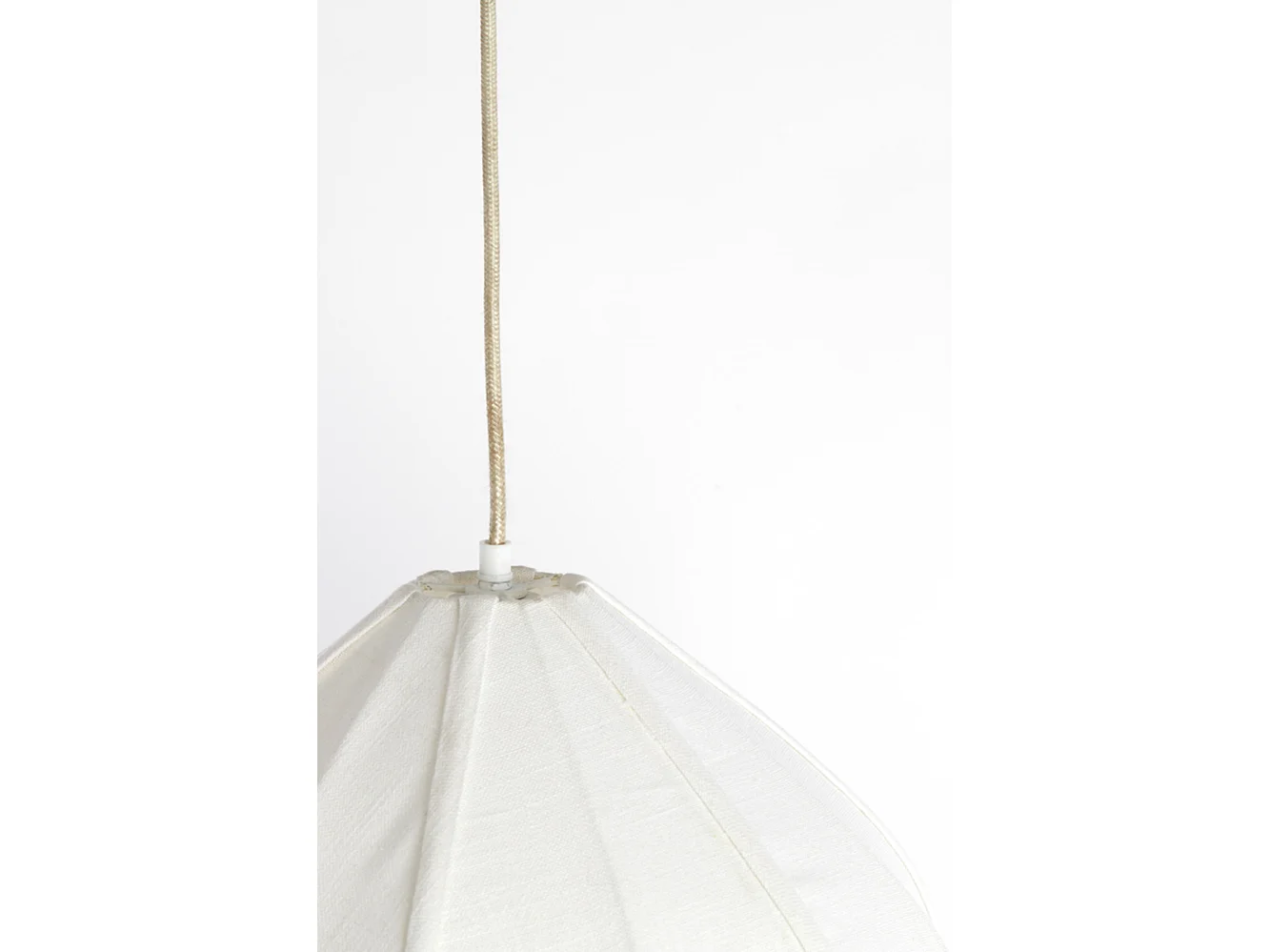 Suspension ZUBEDA - Ø38,5x28cm - Blanc