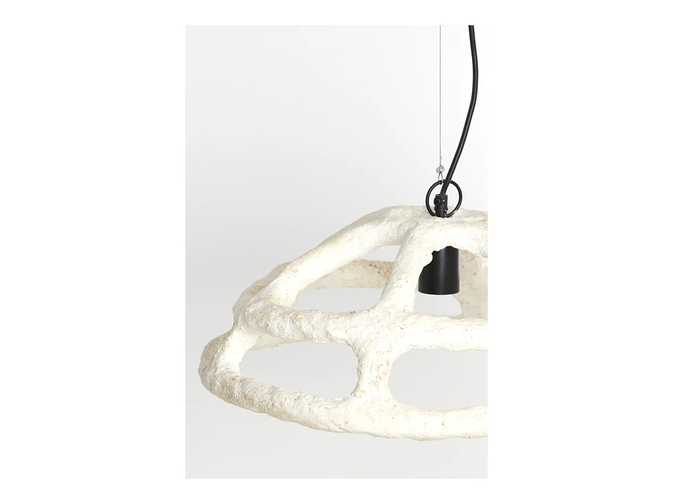 Suspension PORILA - Ø52x24cm - Marron