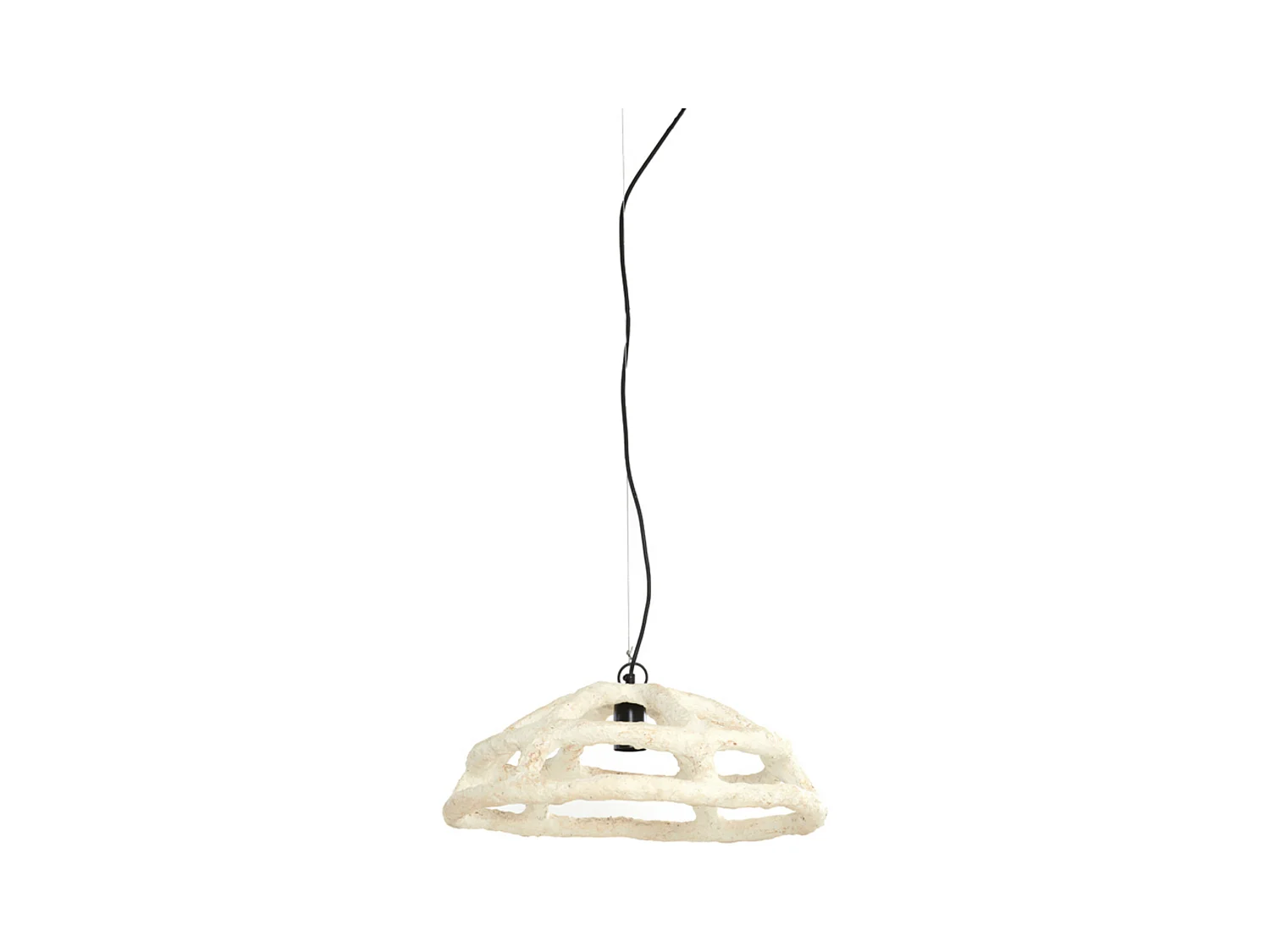 Suspension PORILA - Ø52x24cm - Marron