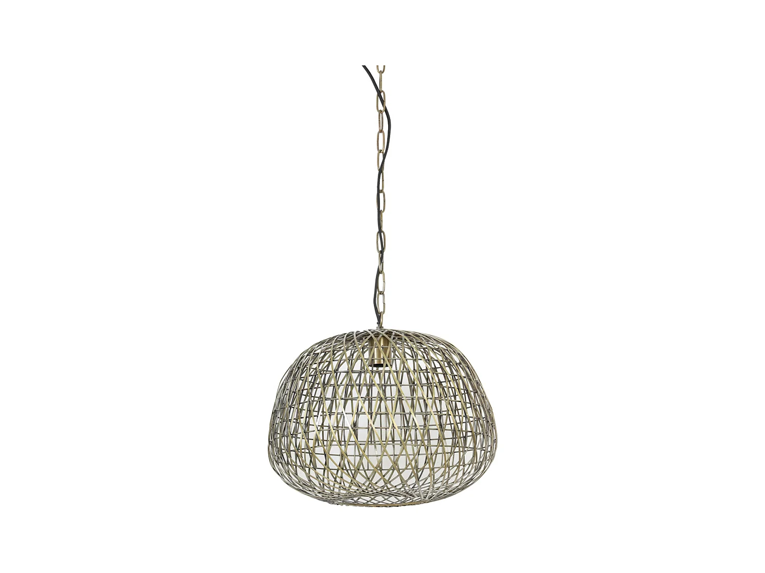 Lampe suspendue Alwina - 40x40x35 - Bronze