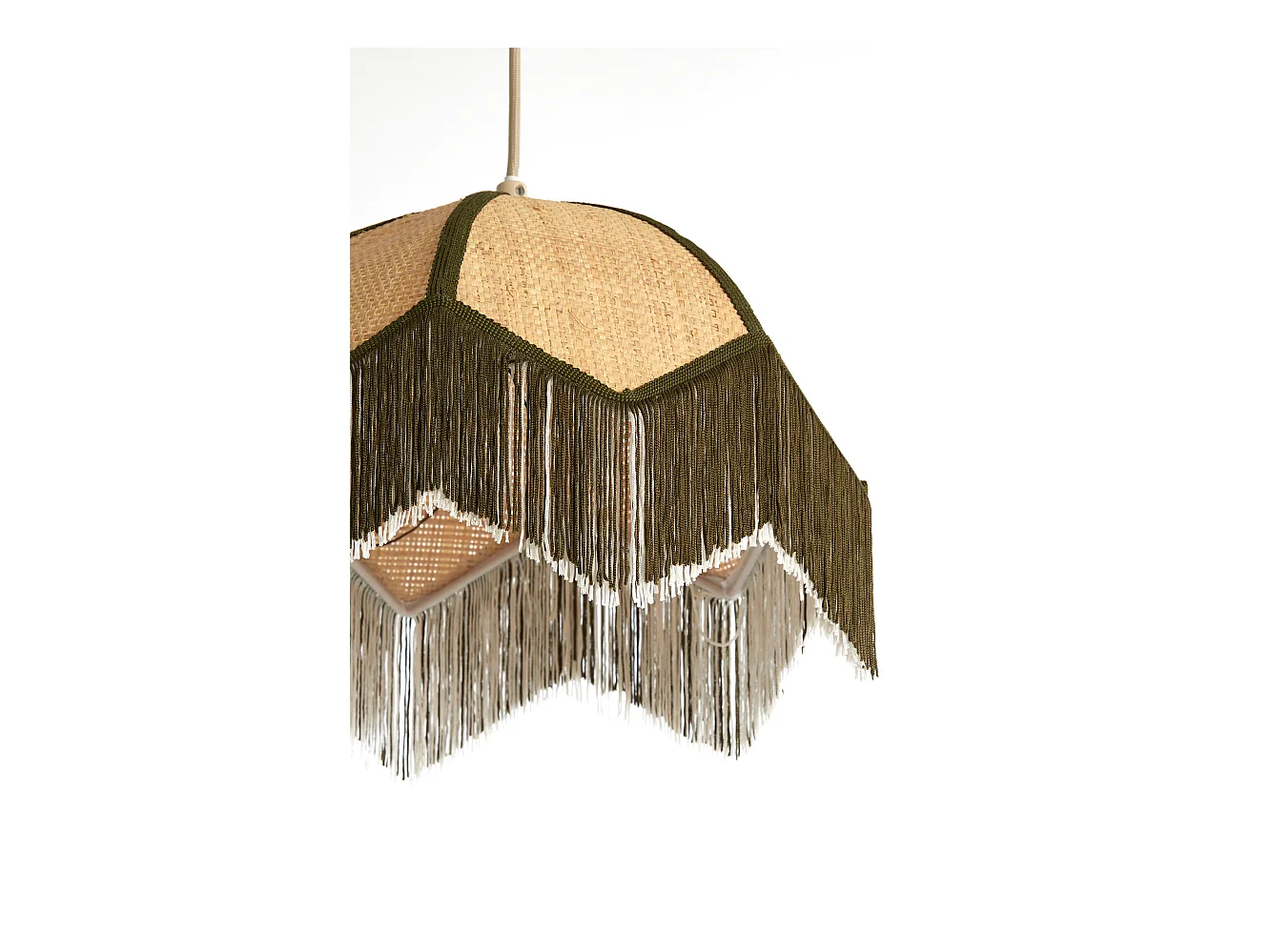 Suspension SULINA - Ø35x28cm - Vert