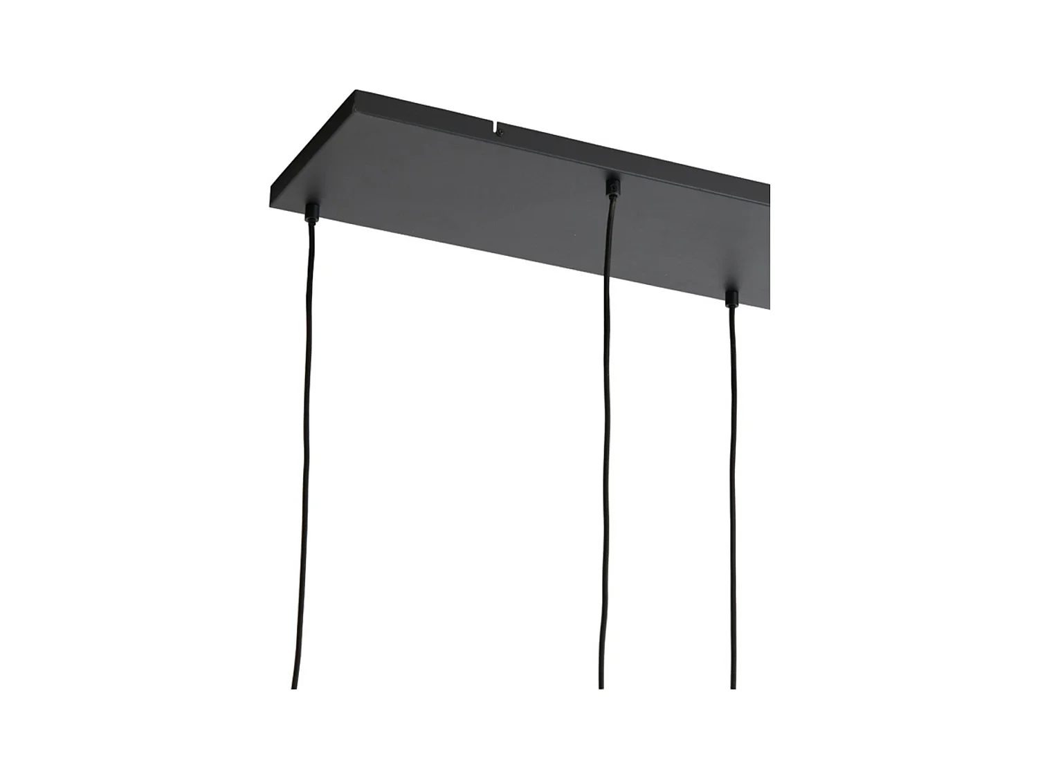 Pendelleuchte LEKAR - 110x22x32cm - Schwarz