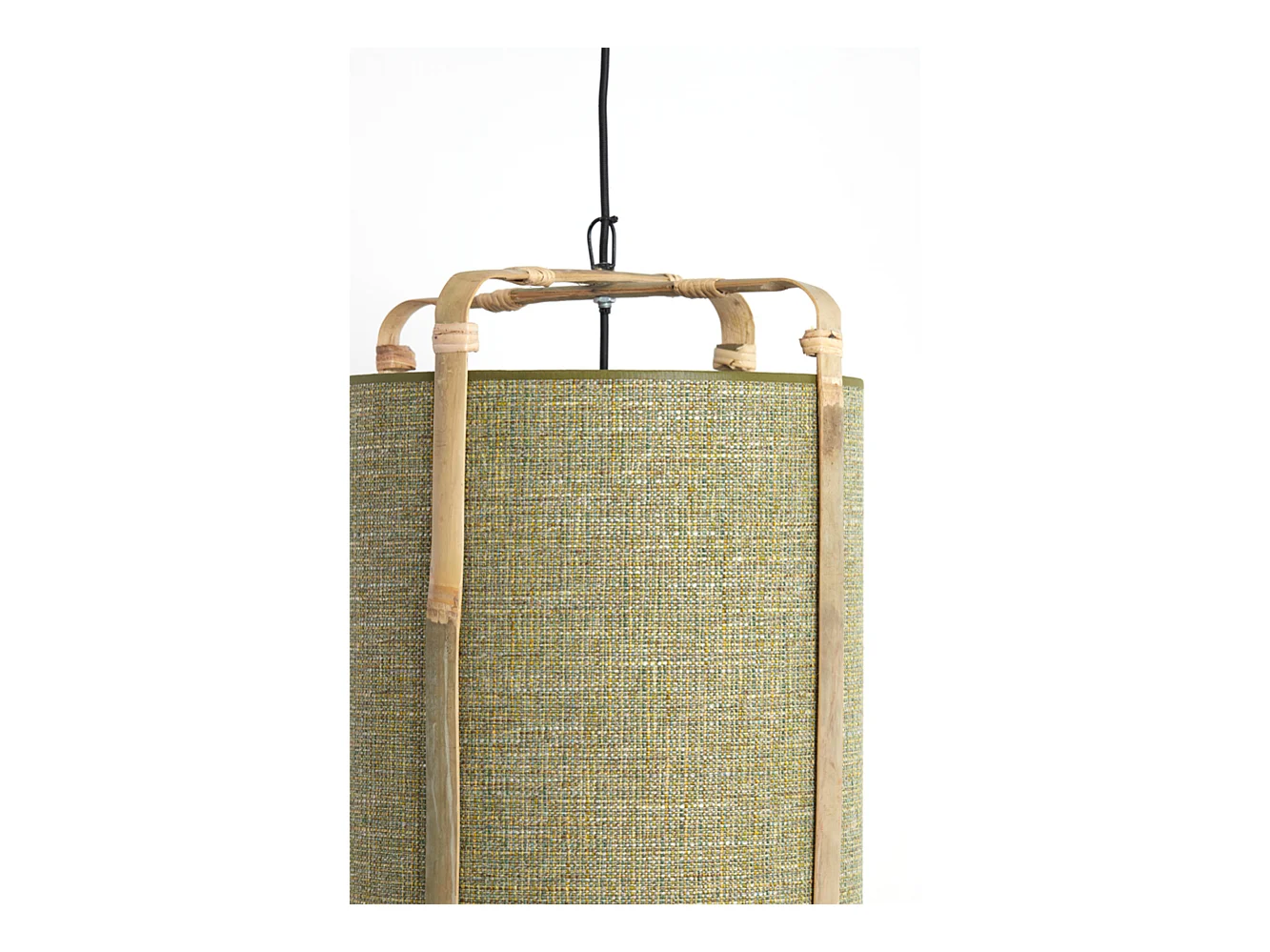 Hanglamp SENDAI - Ø32x60cm - Groen