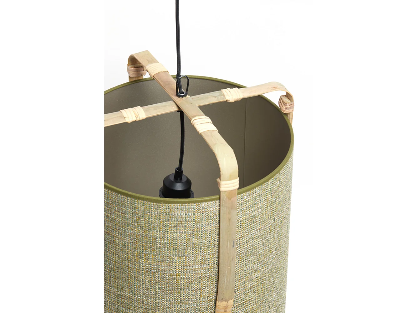 Suspension SENDAI - Ø32x60cm - Vert