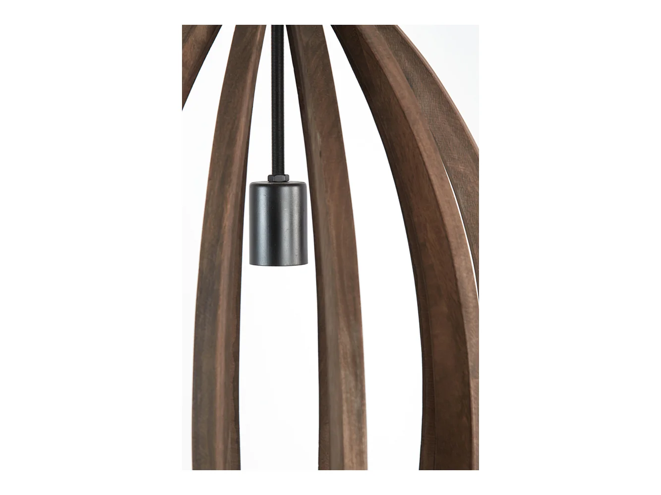 Hängelampe HARANKA - Ø38x46cm - Braun