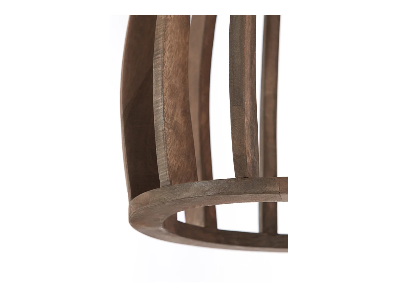 Hängelampe HARANKA - Ø38x46cm - Braun