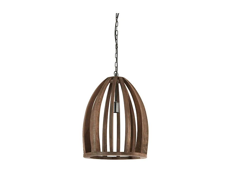 Hanglamp HARANKA - Ø38x46cm - Bruin
