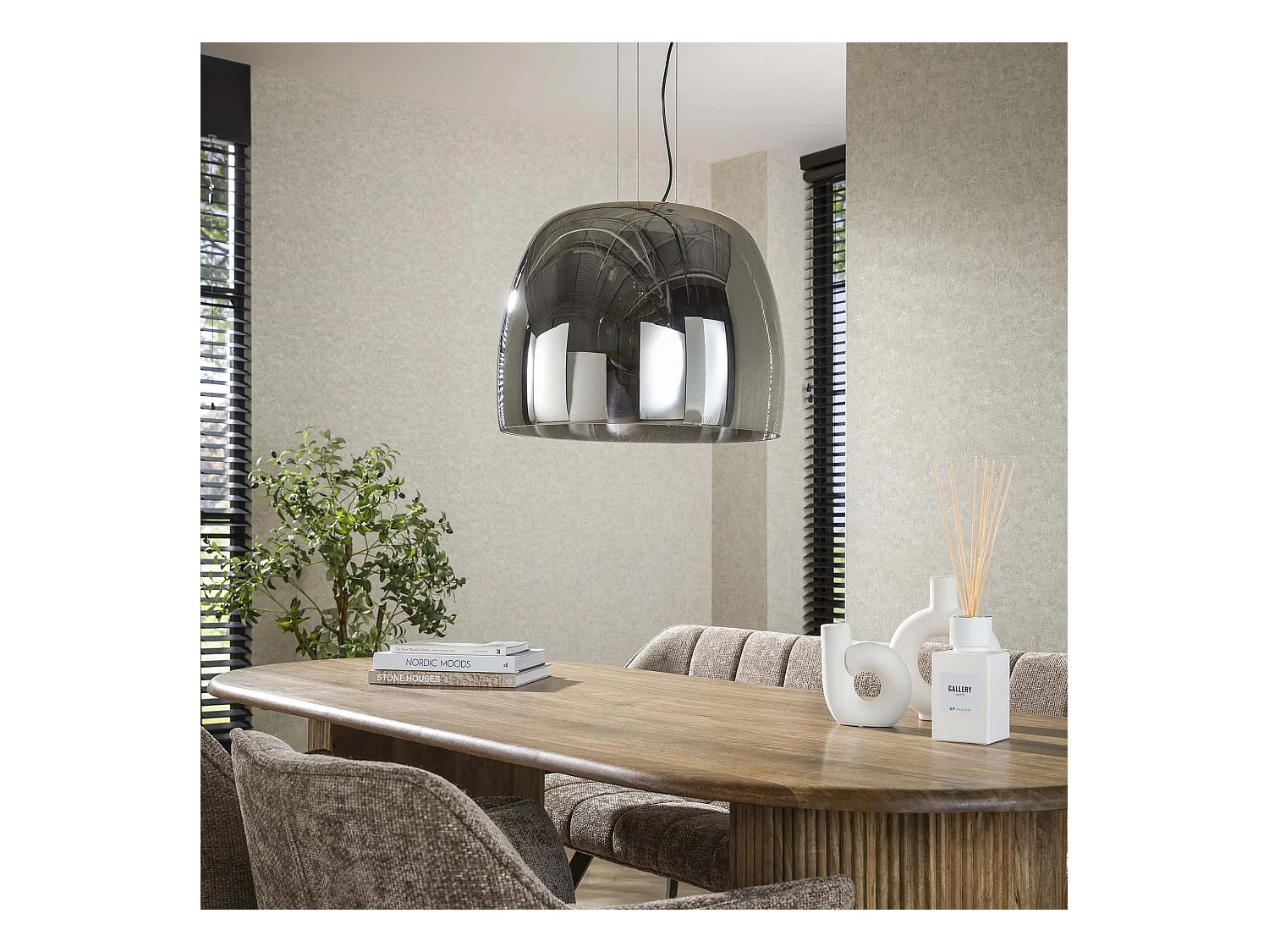 Suspension 1L Drift XL Verre - Verre Gris Fumé