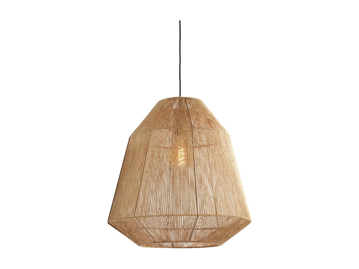 Suspension MALVA - Ø60x60cm - Marron