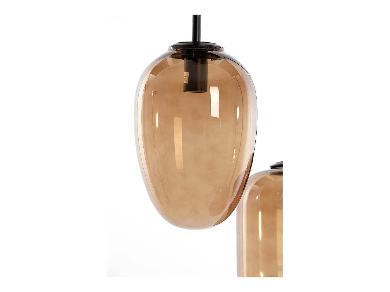 Suspension MEZZA - Ø30x23cm - Marron