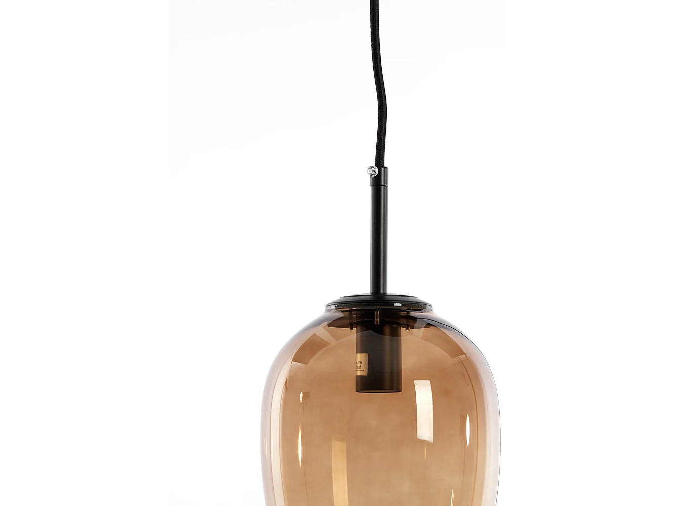 Suspension MEZZA - Ø30x23cm - Marron