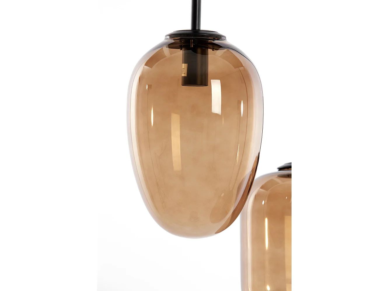 Suspension MEZZA - Ø30x23cm - Marron