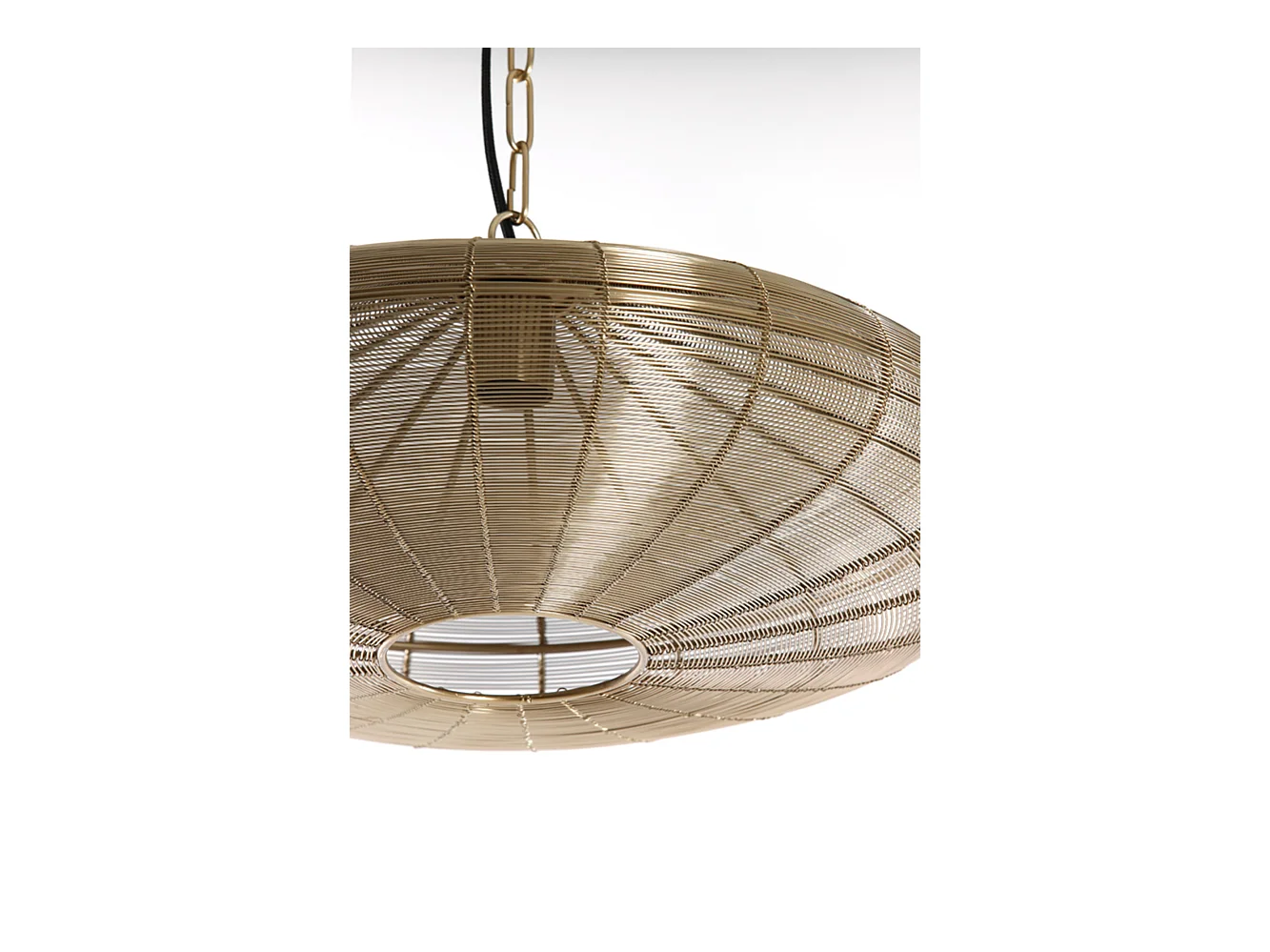 Suspension BAHOTO - Ø51x20cm - Doré