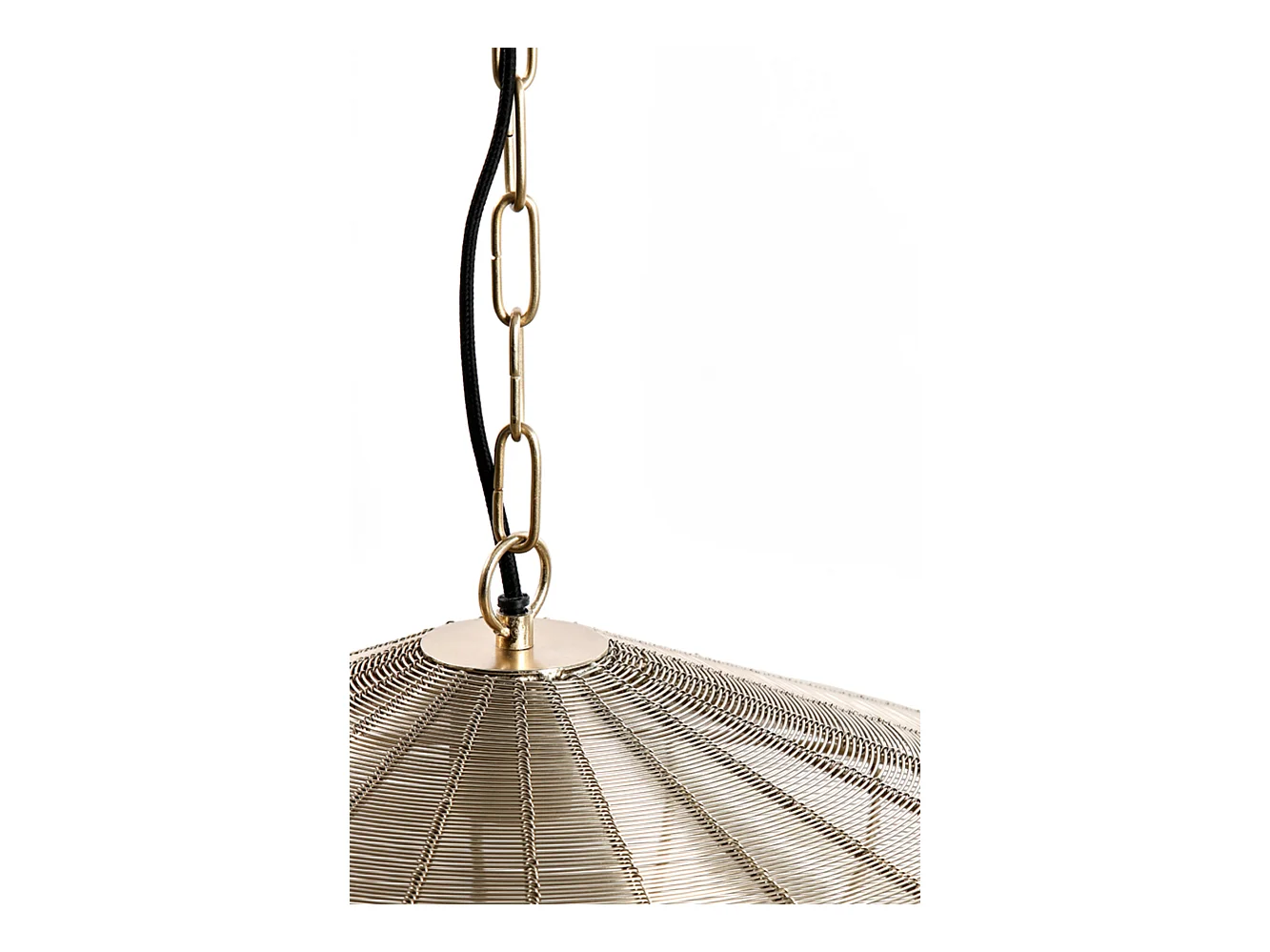 Suspension BAHOTO - Ø51x20cm - Doré