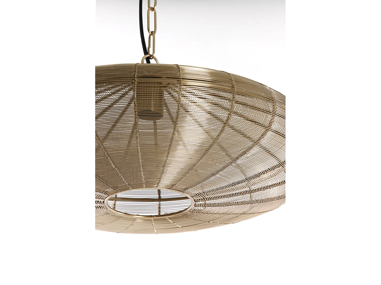 Suspension BAHOTO - Ø51x20cm - Doré