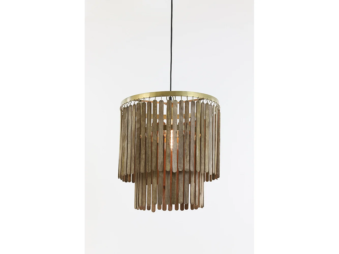 Suspension GULARO - Ø45x43cm - Marron
