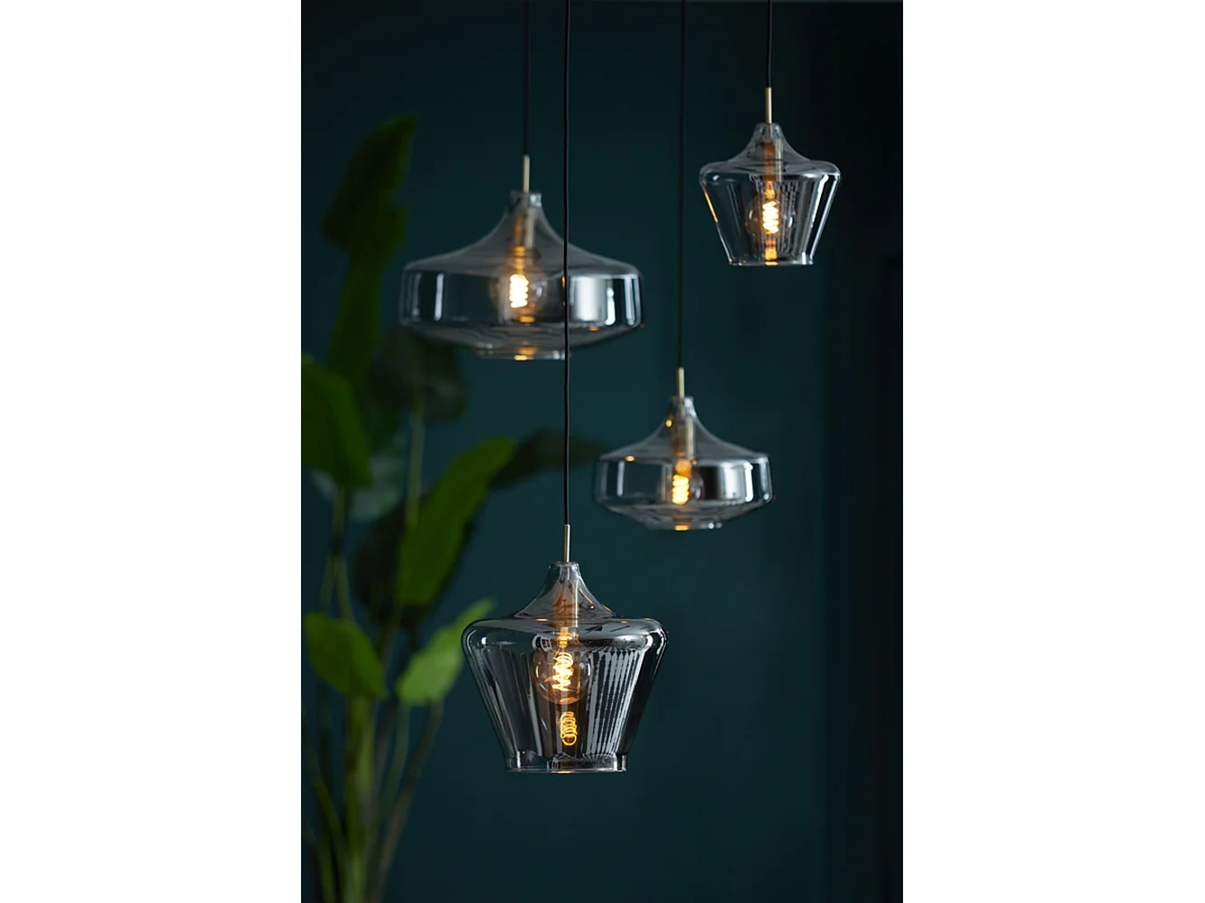 Suspension SOLLY - Ø22x21cm - Bronze