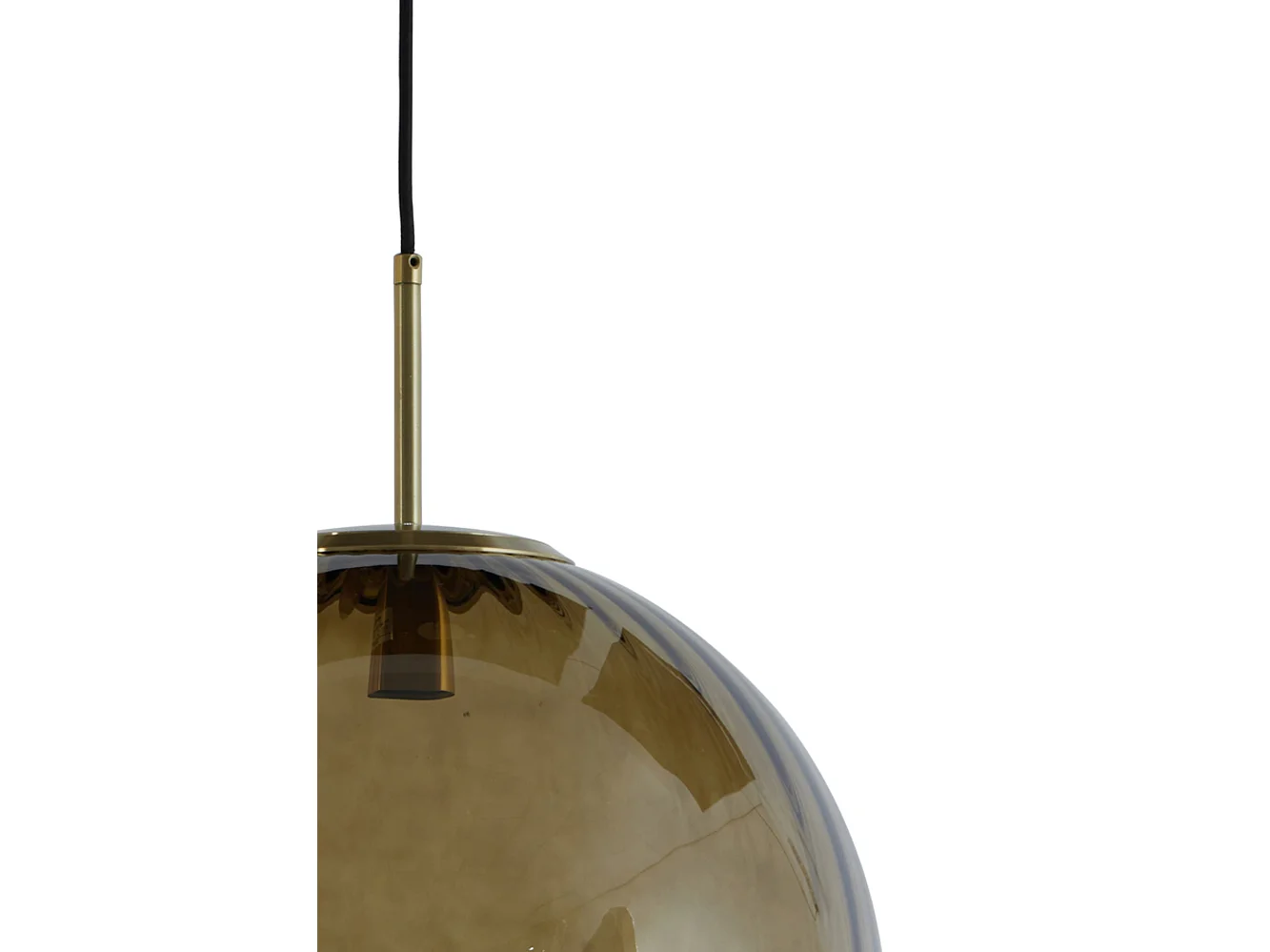 Lampe à suspension MAGDALA - Ø48x48cm - Marron