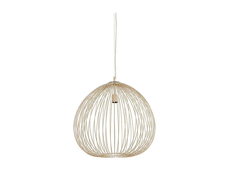 Hängelampe RILANA - Ø56x55cm - Weiß