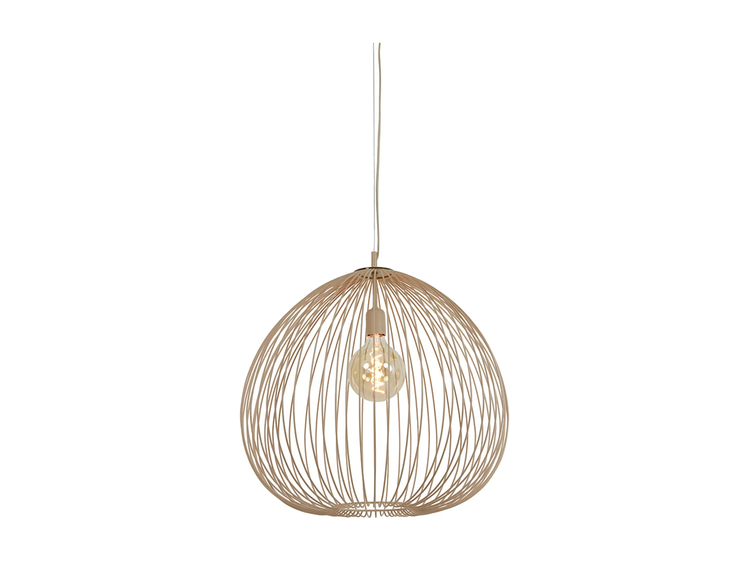 Suspension RILANA - Ø56x55cm - Blanc