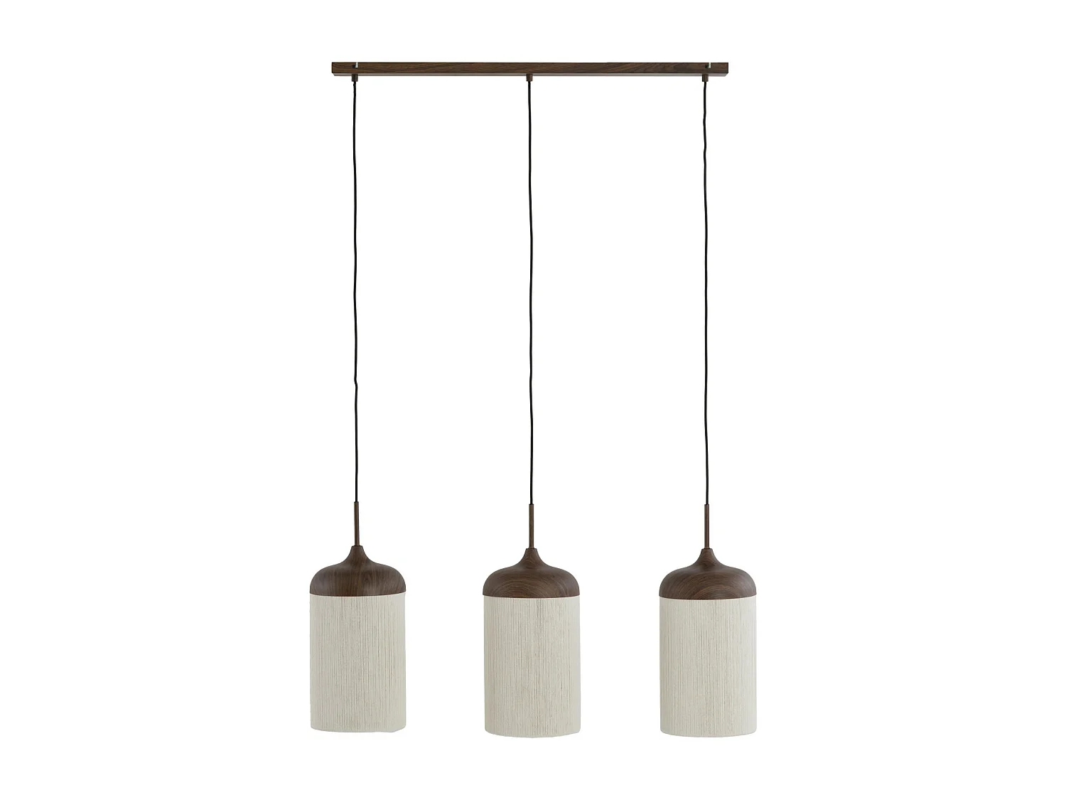 Pendelleuchte DANIA - 90x22x32cm - Braun