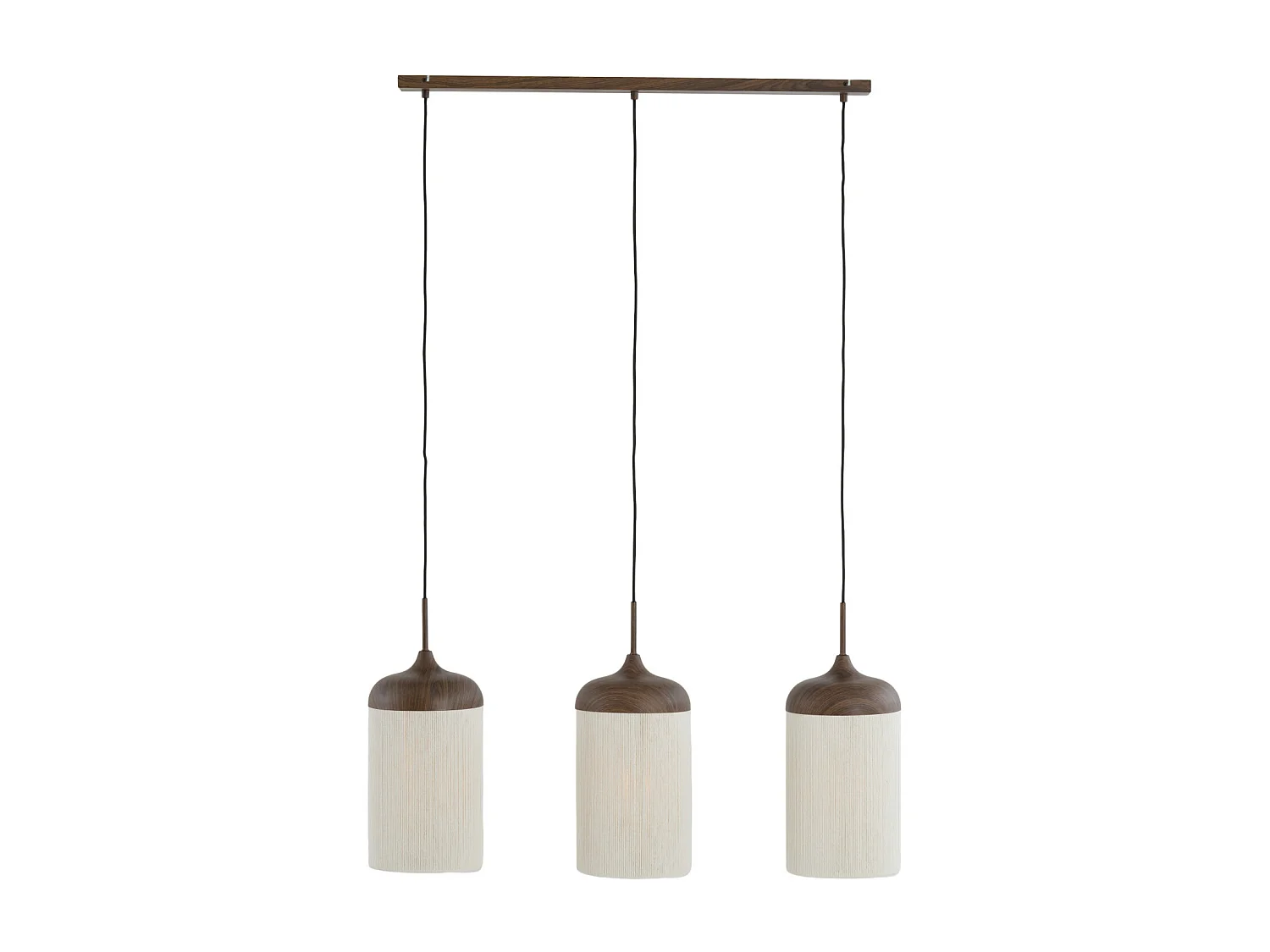 Pendelleuchte DANIA - 90x22x32cm - Braun