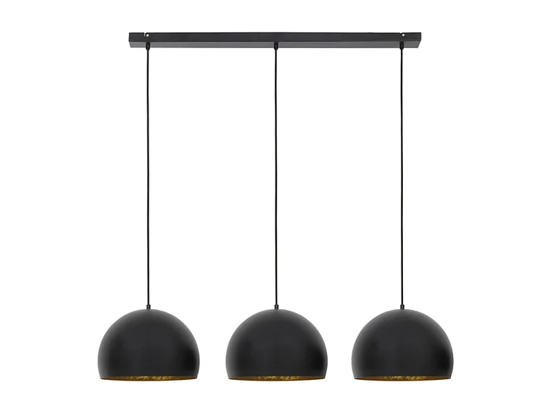 Pendelleuchte JAICEY - 120x33x25cm - Schwarz