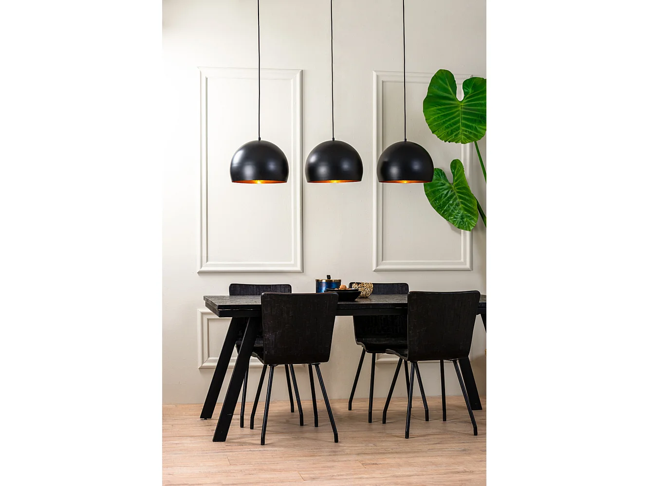 Suspension JAICEY - 120x33x25cm - Noir